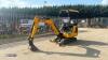 2021 JCB 16C rubber tracked excavator (s/n 3029229) with bucket, blade, piped & expanding tracks (red key in office)