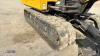 2021 JCB 16C rubber tracked excavator (s/n 3029229) with bucket, blade, piped & expanding tracks (red key in office) - 10