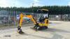 2021 JCB 16C rubber tracked excavator (s/n 3029341) with bucket, blade, piped & expanding tracks(red key in office)