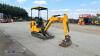 2021 JCB 16C rubber tracked excavator (s/n 3029341) with bucket, blade, piped & expanding tracks(red key in office) - 7