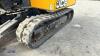 2021 JCB 16C rubber tracked excavator (s/n 3029341) with bucket, blade, piped & expanding tracks(red key in office) - 9