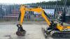 2021 JCB 16C rubber tracked excavator (s/n 3029341) with bucket, blade, piped & expanding tracks(red key in office) - 13