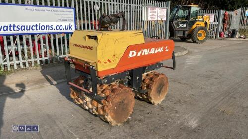 DYNAPAC sheep's foot trench roller with remote