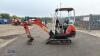 KUBOTA KX36 rubber tracked excavator (s/n Z07699) with bucket, blade & piped - 2