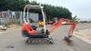 KUBOTA KX36 rubber tracked excavator (s/n Z07699) with bucket, blade & piped - 6