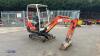 KUBOTA KX36 rubber tracked excavator (s/n Z07699) with bucket, blade & piped - 7