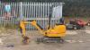 2021 JCB 8008 rubber tracked excavator (s/n 2970324) with bucket,blade, piped & expanding tracks(red key in office) - 2