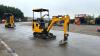 2021 JCB 16C rubber tracked excavator (s/n 2753029) with bucket, blade, piped & expanding tracks (3029275)(red key in office) - 7