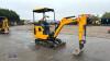 2021 JCB 16C rubber tracked excavator (s/n 2753029) with bucket, blade, piped & expanding tracks (3029275)(red key in office) - 30