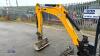 2021 JCB 16C rubber tracked excavator (s/n 2753029) with bucket, blade, piped & expanding tracks (3029275)(red key in office) - 37