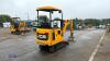 2021 JCB 16C rubber tracked excavator (s/n 3029282) with bucket, blade, piped & expanding tracks (red key in office) - 5