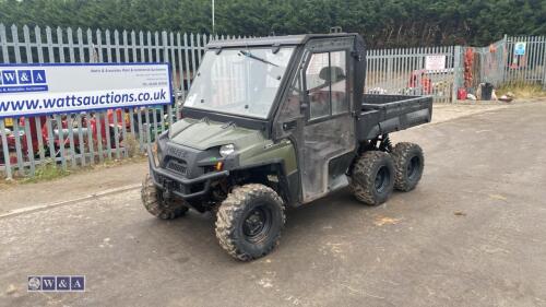 2017 POLARIS RANGER 800EFi 6x6 utility vehicle c/w full cab & front winch (NX17 AHV)