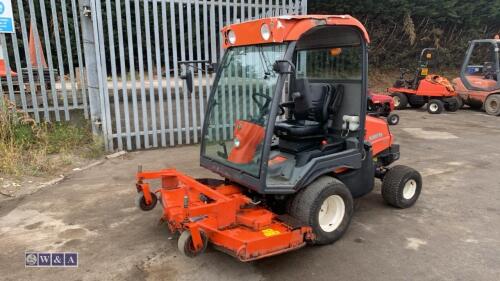 2011 KUBOTA 3680 4wd diesel outfront mower c/w cab & 60'' mower deck