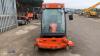 2011 KUBOTA 3680 4wd diesel outfront mower c/w cab & 60'' mower deck - 3