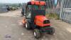 2011 KUBOTA 3680 4wd diesel outfront mower c/w cab & 60'' mower deck - 7