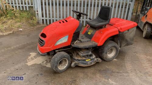 SAXON LAWNMASTER petrol ride on mower c/w collector