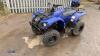 YAMAHA GRIZZLY 125cc quad bike (s/n JY4AE02W080012930)