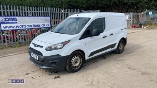 2017 FORD TRANSIT CONNECT 200 diesel van (LG17 EYP) with side loading door (V5 in office)