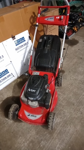 EFCO LR48 petrol rotary mower c/w collection box