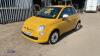 2013 FIAT 500 COLOUR THERAPY 3-door petrol hatchback car (EU63 AZD)(MoT 1st December 2024)(V5 in office) (All hour and odometer readings are unverified and unwarranted)