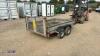 PIKE 2t twin axle plant trailer - 5