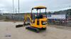 2020 JCB 16C rubber tracked excavator (s/n 2701967) with 3 x buckets, blade, piped & expanding tracks - 3