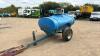 Single axle towable water bowser