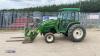 JOHN DEERE 4520 4wd tractor, power reverser shuttle c/w 400X easy fit loader, pick-up hitch, bucket & forks (s/n 259106) (No Vat) - 2