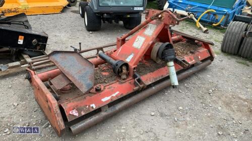 RECORD 2.5m power harrow c/w pto shaft