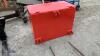 3 point linkage tool box to suit a tractor - 5