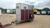 IFOR WILLIAMS twin axle double horse trailer (0182698)