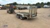 IFOR WILLIAMS 2.7t twin axle plant trialer (3379897) - 3