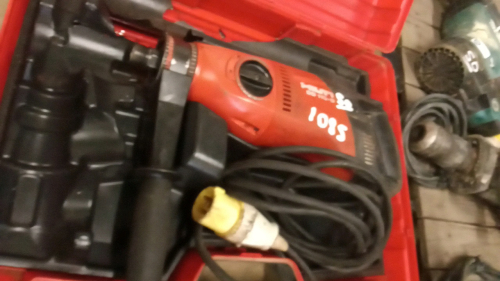 HILTI DD110-D 110v diamond core drill c/w case