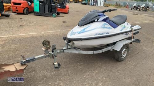 JET MOTOR jet ski c/w trailer (s/n 024F806)