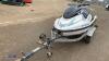 JET MOTOR jet ski c/w trailer (s/n 024F806) - 2