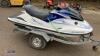 JET MOTOR jet ski c/w trailer (s/n 024F806) - 4