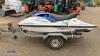 JET MOTOR jet ski c/w trailer (s/n 024F806) - 9