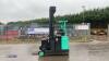 MITSUBISHI battery driven reach truck with charger - 2