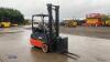 2004 LINDE E18 1.8t battery driven forklift truck (s/n H2X335R01746) with duplex mast & side-shift with charger - 8