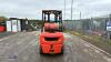 2004 TOYOTA FGF 2.5t gas forklift truck (s/n 16676) with duplex mast & side-shift - 4