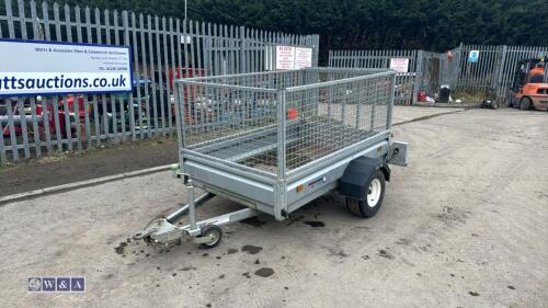 INDESPENSION 750kg single axle trailer (3421348) with cage sides