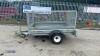 INDESPENSION 750kg single axle trailer (3421348) with cage sides - 2