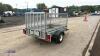 INDESPENSION 750kg single axle trailer (3421348) with cage sides - 5