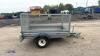 INDESPENSION 750kg single axle trailer (3421348) with cage sides - 6