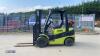 2014 CLARK C25 2.5t gas driven forklift truck with triple mast & side-shift - 2