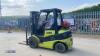 2014 CLARK C25 2.5t gas driven forklift truck with triple mast & side-shift - 3