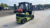 2014 CLARK C25 2.5t gas driven forklift truck with triple mast & side-shift - 5