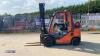 2019 TOYOTA 8FG25F 2.5t gas driven forklift truck with triple mast, weather-shield cab & side-shift - 2