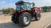 MASSEY FERGUSON 5455 DYNA 4, 4wd tractor c/w MF loader joystick control, 3 x spool valves, twin assister rams, top link, air seat, F/R shuttle (FX08 OOF)(V5 in office)(CATEGORY D INSURANCE LOSS) - 5