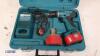 MAKITA 628D 14.4v combi drill c/w 2 x batteries, charger & case